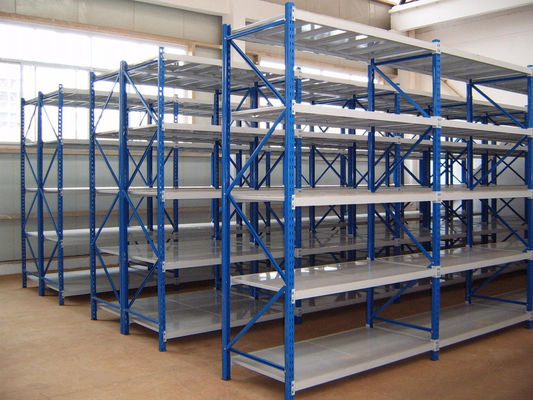 Medium Duty Warehouse Shelving Rack Customized Color And Dimension